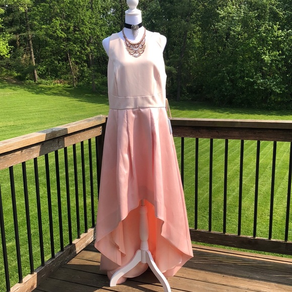 Pretty in Pink Eliza J Formal Gown - Picture 3 of 17